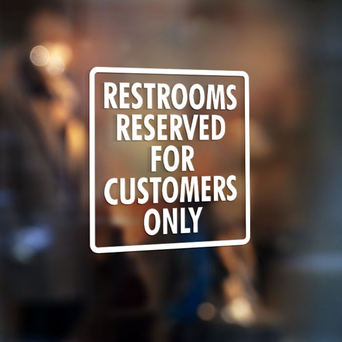Restrooms for Customers