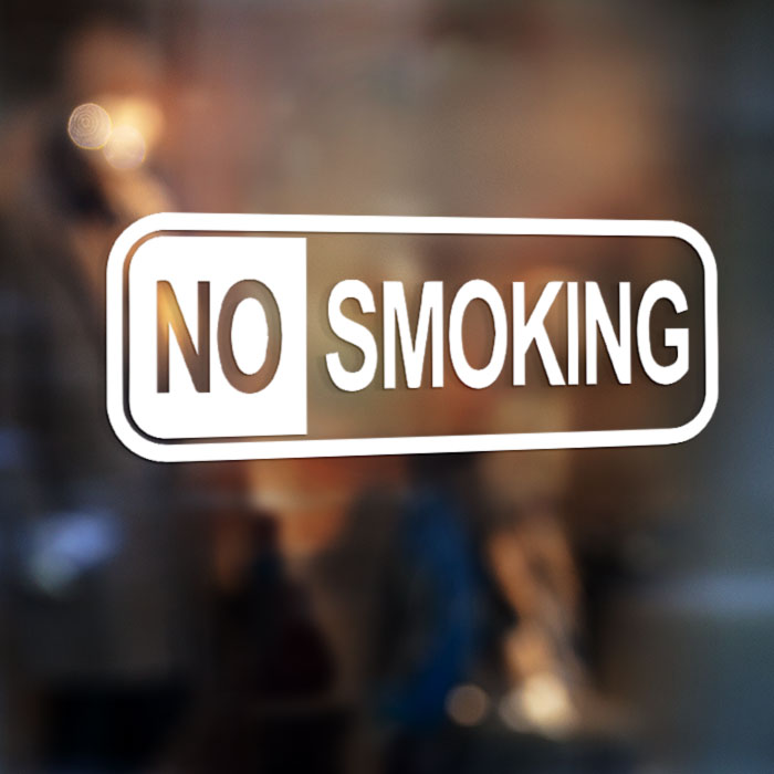 No Smoking Text